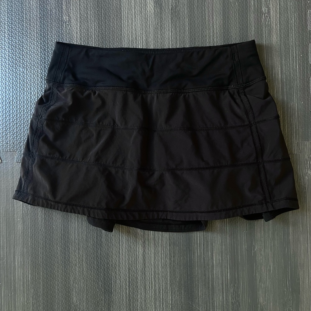 Lululemon Pace Rival Skirt in Black Size 4 Regular Length